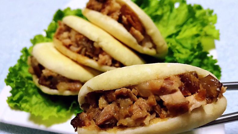 肉夹馍,自己制作的肉夹馍就是货真价实料足味美