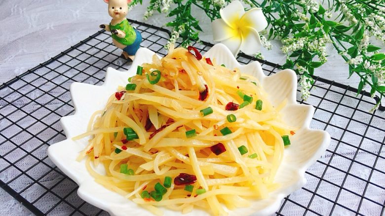 家常菜+香辣土豆丝,成品图