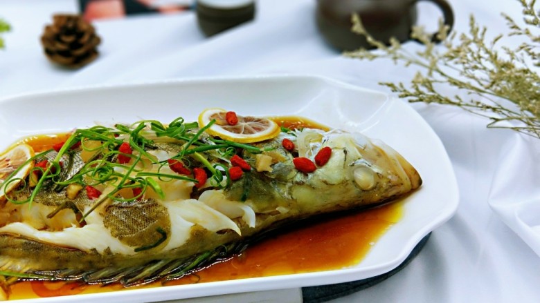 #营养美食#柠香桂鱼,味道特别鲜美,淡淡的柠檬的酸!我要开动了!