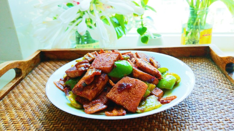 新文美食 红烧冻豆腐,成品图