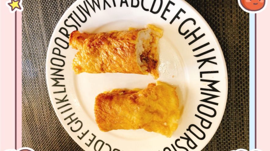 酸甜牛肉味鸡蛋包饭