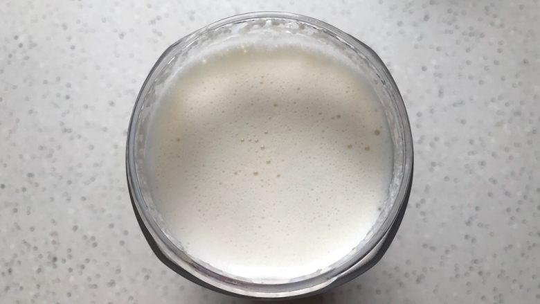 健康美味～百香果苹果奶昔,这是完成两个程序，即80秒之后的状态，看，非常的细腻

