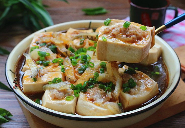 鱼香蒸酿豆腐,这道私房菜,在外面是吃不到的哦