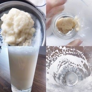 自制豆浆【GOURMETmaxx西式厨师机版】,6. 我特地试验了一下,用很细的滤网滤出来的豆渣,非常细腻,然后加了一大勺进杯子里,再倒入豆浆,直接喝完没有问题。。