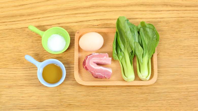 猪肉鸡蛋羹12m+,食材准备~
