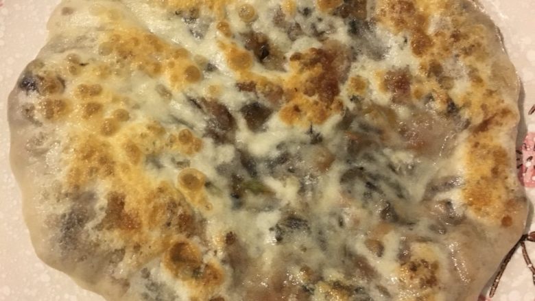 中式披萨梅干菜肉麦饼,出锅