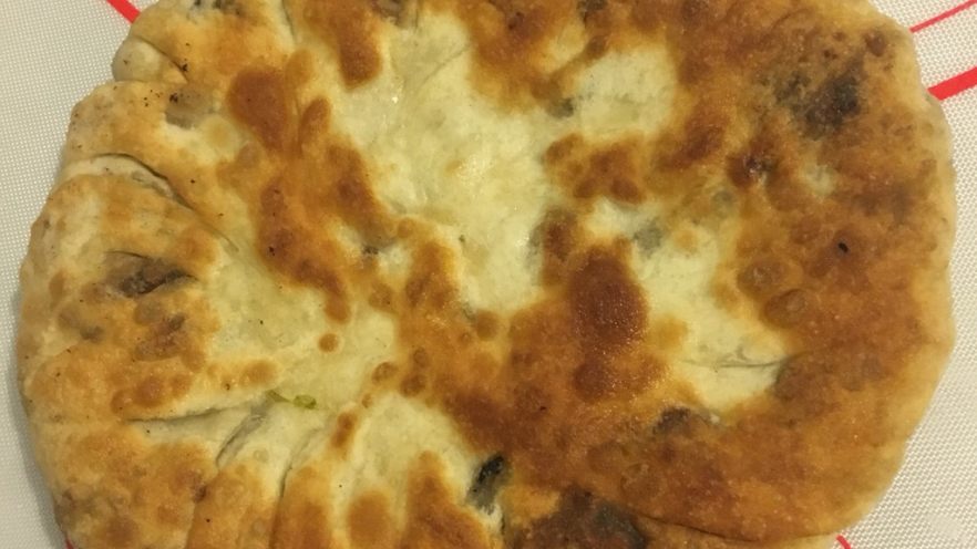 中式披萨梅干菜肉麦饼