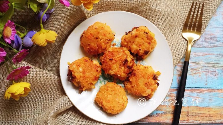 泡菜虾仁土豆饼