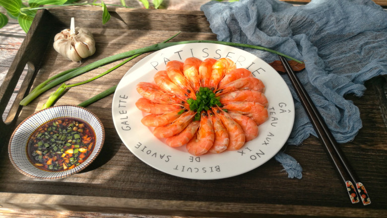 5分钟快手菜-白灼基围虾,想吃吗?