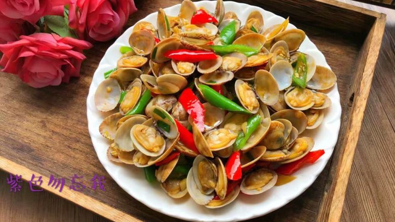 酱汁花蛤,成品图二