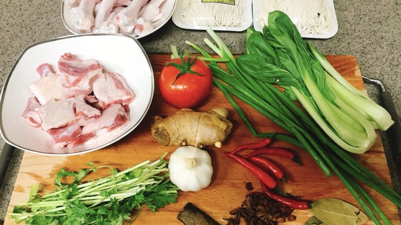 红烧牛肉高汤面,上个全图,用心做好这碗面。