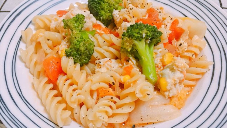 鸡胸肉茄汁意面