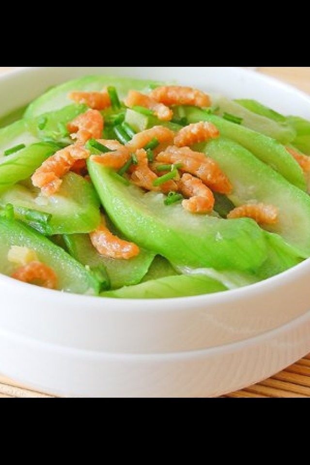 海鲜丝瓜,如图