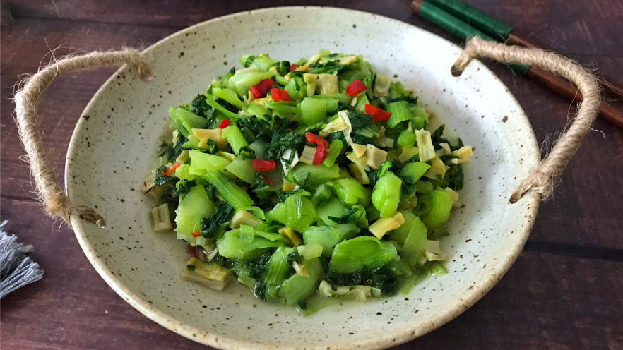清炒小白菜