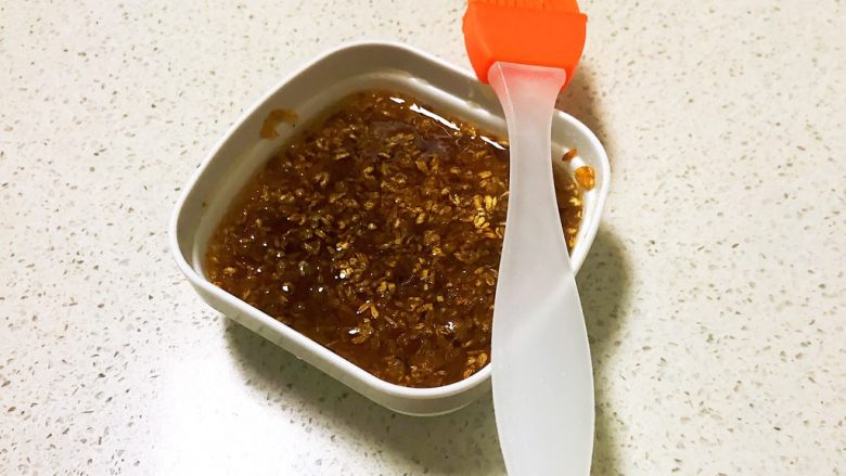 美味小零食 桂花蜜汁烤油栗子,自制<a style='color:red;display:inline-block;' href='/shicai/ 5204'>桂花蜜</a>