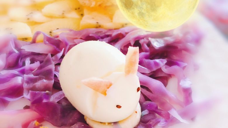 中秋小兔子摆盘点缀