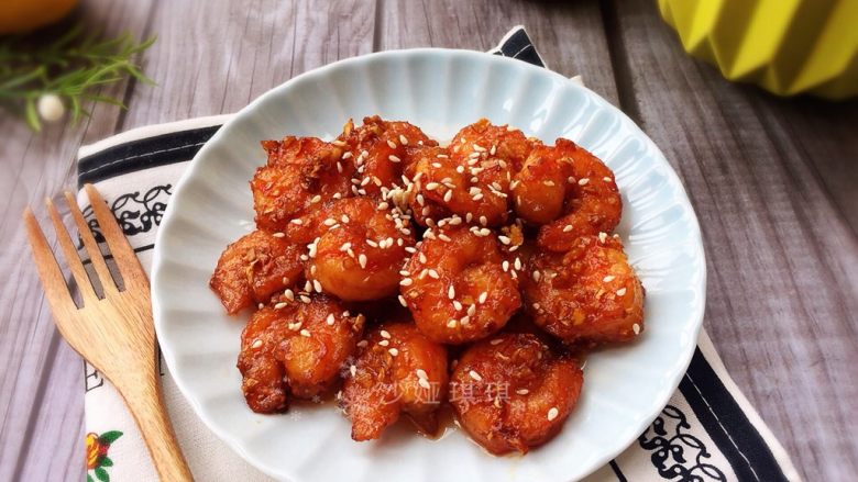 酱汁虾,美味!