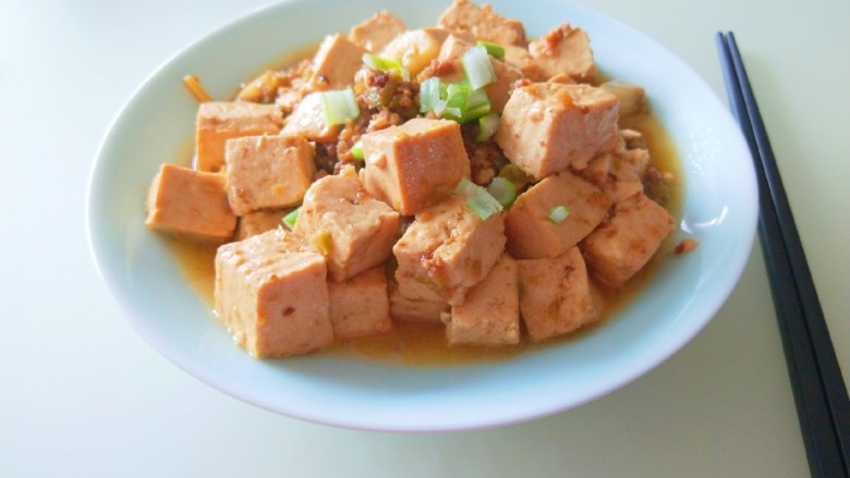 新文美食 家常豆腐,成品图