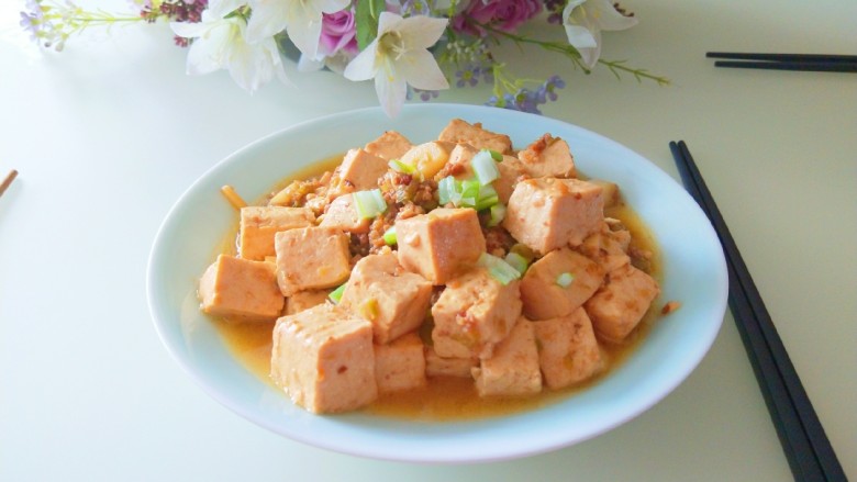 新文美食 家常豆腐,成品图