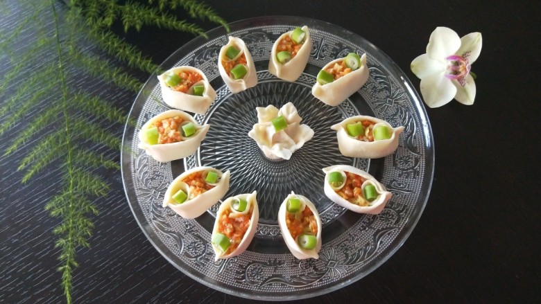 新文美食 小船蒸饺,成品图