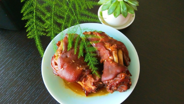 新文美食 秘制猪蹄,成品图