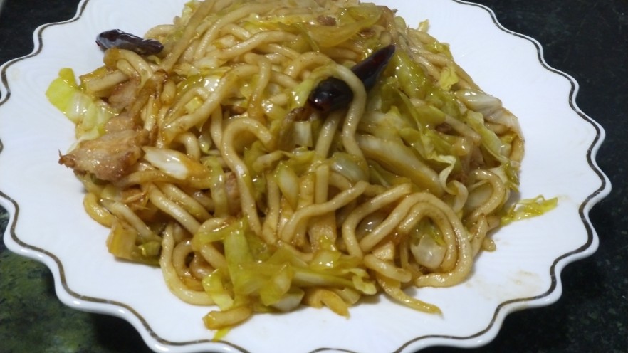 酸菜炒粉条