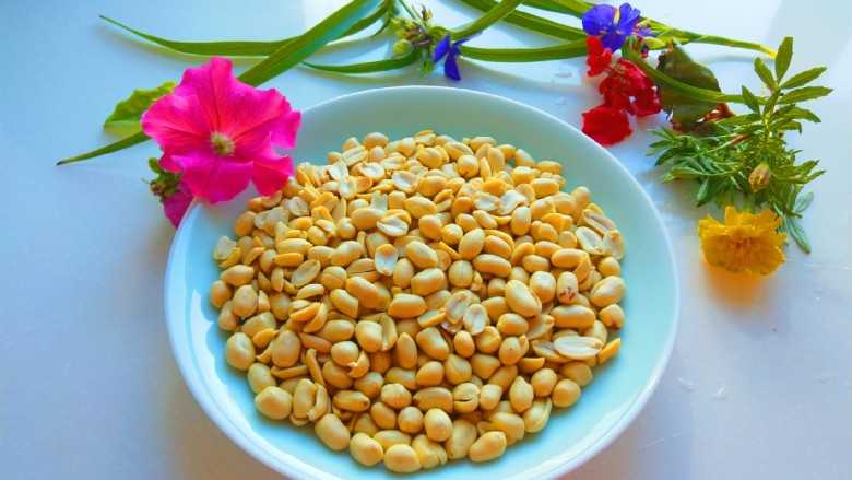 新文美食 盐炒花生米,成品图