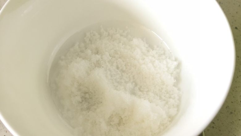 雪衣豆沙,加入10各白糖