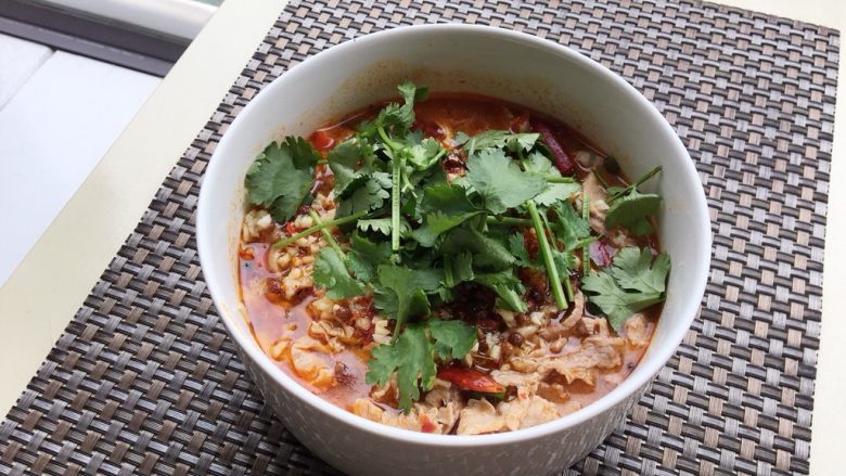 水煮肉片,成品图