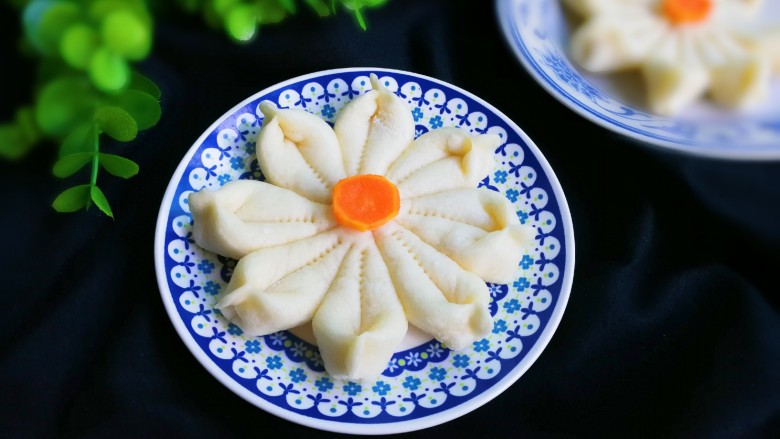 花馒头,松软好吃,可以撕着吃