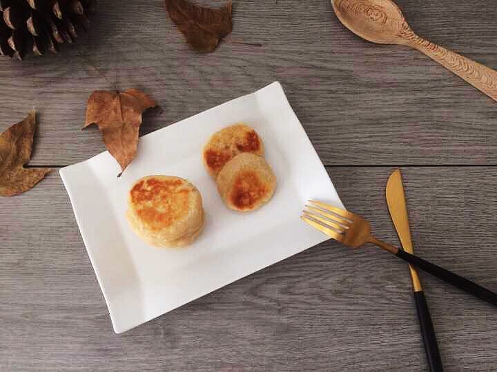 奶香花生饼,成品图