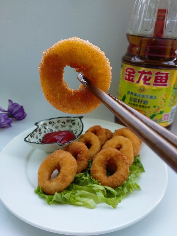 酥炸鱿鱼圈,开吃!