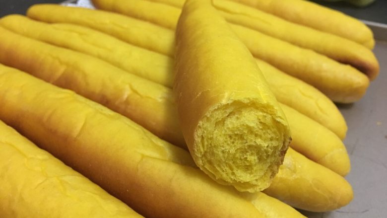 南瓜面包奶棒,松软香甜,美味可口