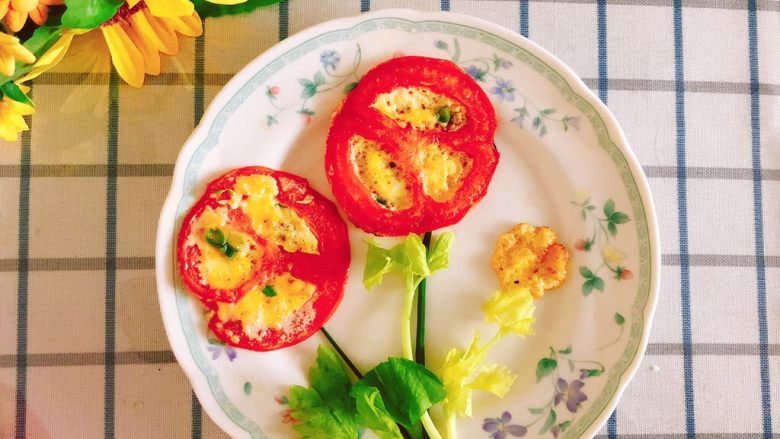 西红柿（番茄）花蛋饼-宝宝辅食