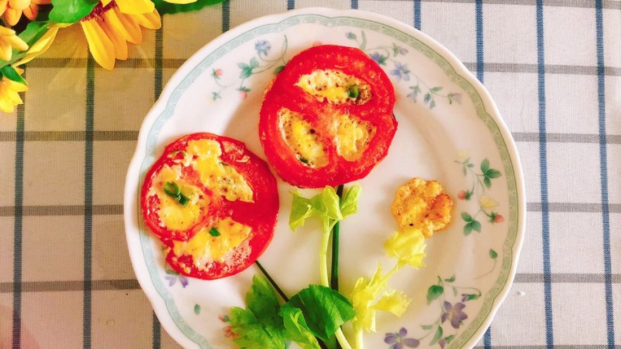 西红柿（番茄）花蛋饼-宝宝辅食