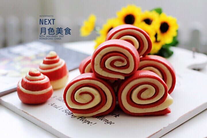 十味 牛奶刀切双色馒头(基础版),好看又筋道的馒头太好吃了。
