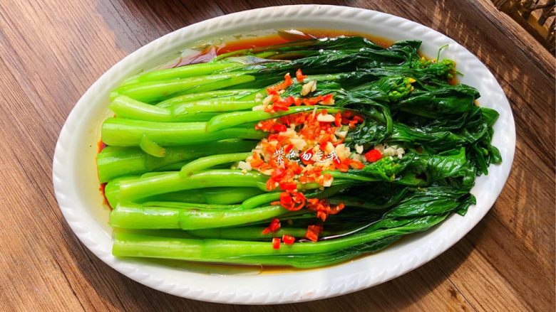 十味 蒜蓉菜心,成品图二