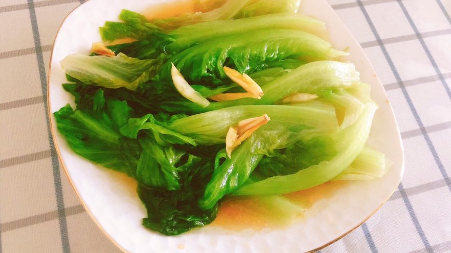 白灼春菜
