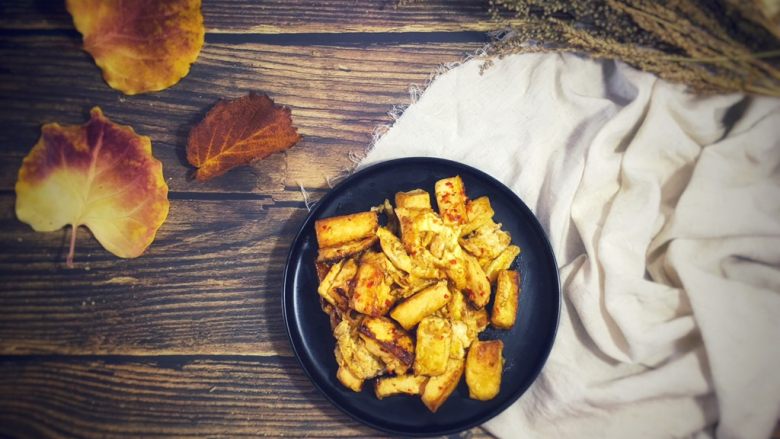 十味 秋之味金黄豆腐,完成