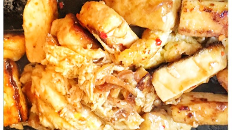 十味 秋之味金黄豆腐,放蚝油