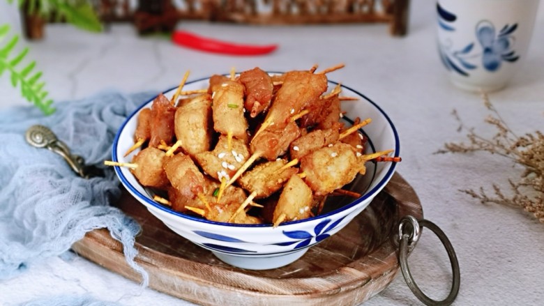 火爆朋友圈的牙签肉,一口一串!好吃到停不下来!,健康又美味!自己动手丰衣足食!