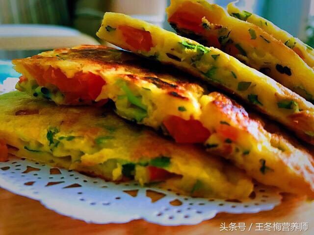 十味 番茄鸡蛋饼,香香哒。
