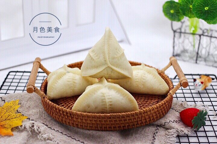 十味 经典的红糖三角馒头,再来一张美美哒。
