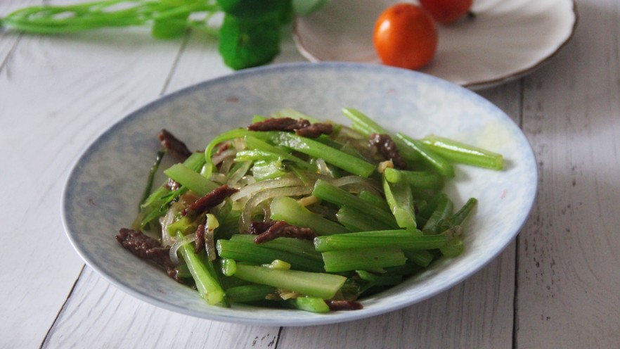 炒芹菜粉条