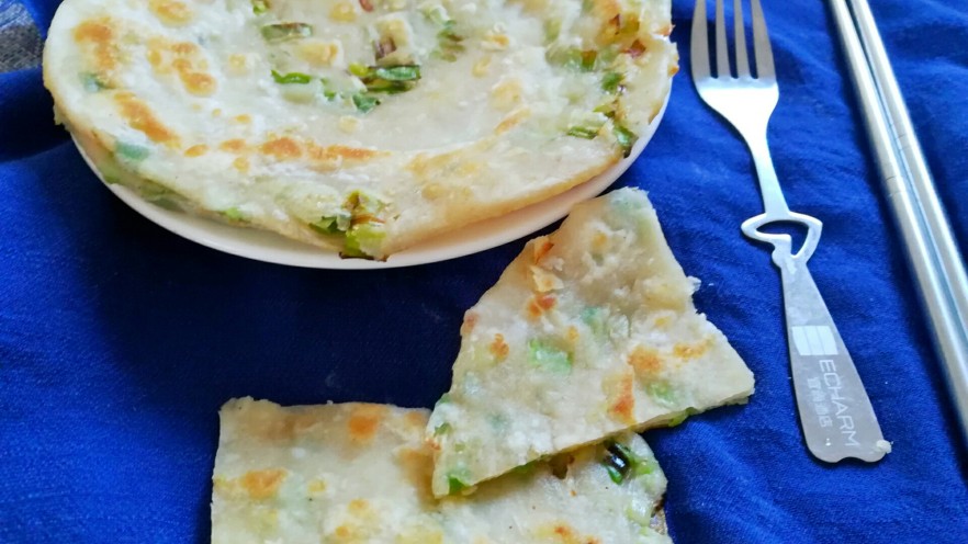 椒盐葱油饼
