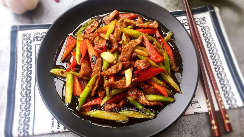 十味 芦笋炒牛肉,家常美味!