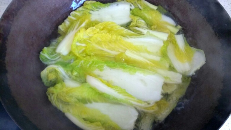香菇娃娃菜,大火烧开,娃娃菜变软