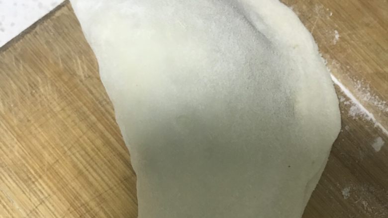 韭菜盒子,对折