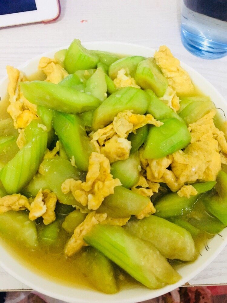 丝瓜炒蛋