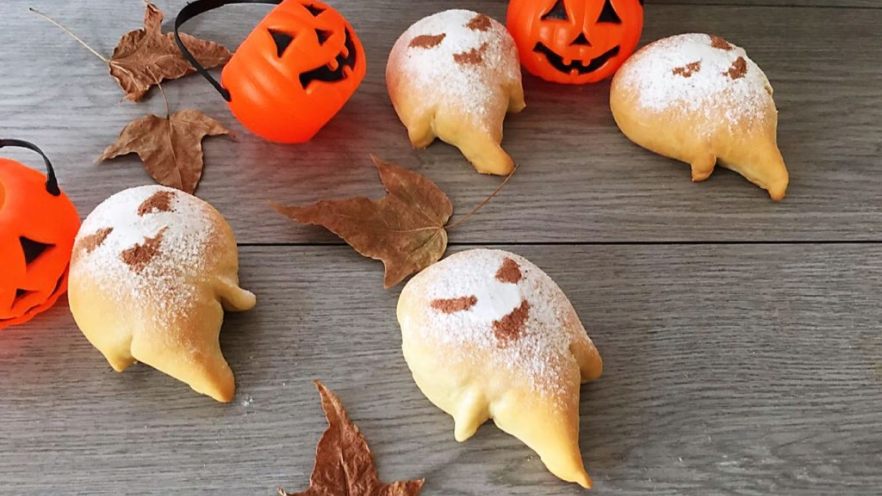 幽灵小面包，万圣节也要萌萌哒